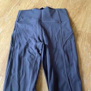Dark grey/blue lululemon leggings. No longer sold on website!!
